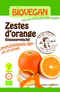 Orange zest, Organic, freeze dried